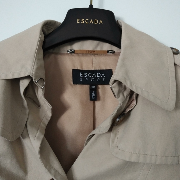Escada size32 trench coat - Picture 5 of 7